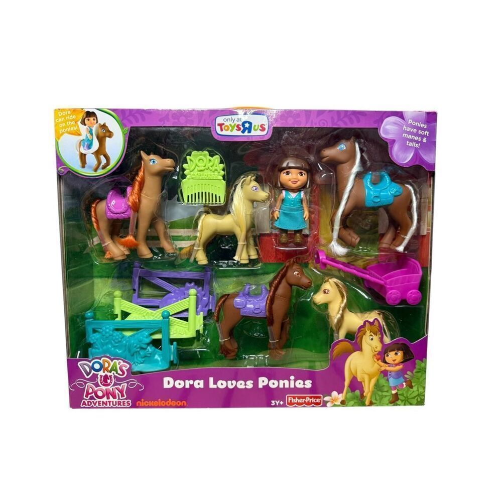 Fisher Price Dora the‎ Explorer Dora Loves Ponies Pony Adventure Toys R Us NEW